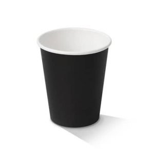 8oz Paper Cup Single Wall Black -1000Pcs Per Box