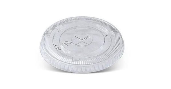 Flat Lid W X Slot Fits 10oz 12oz Cup - 1000 Pcs Per Box