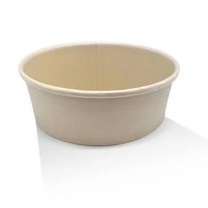 PE Coated Bamboo Paper Salad Bowl 16oz - 300 Pcs Per Box
