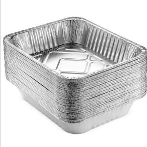 Half Deep Aluminium Foil Tray 6800ml W-100