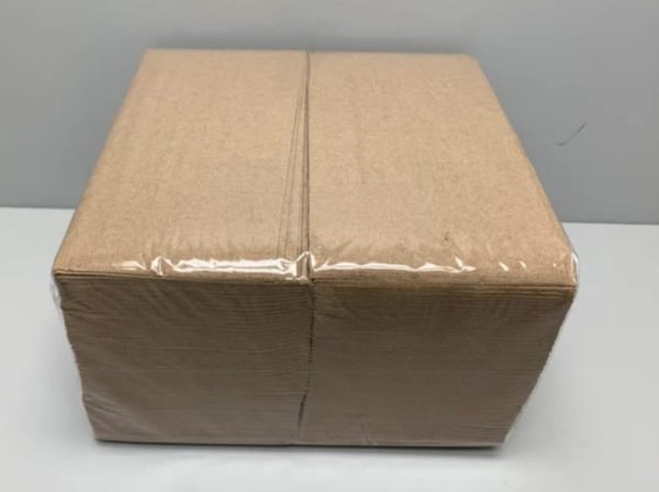 BioBox Quilted Dinner Napkins GT Fold (1000pcs) 40x40cm - Brown