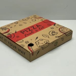 Pizza Box 11' Brown Print 100Pcs