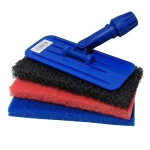 Floor Tool Set Plastic with Pad - Blue