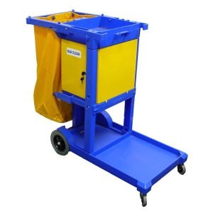Janitor Cart with Bag Trolley