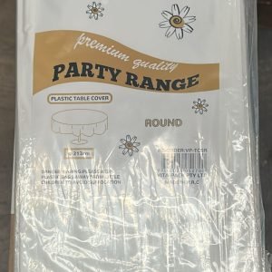 Round Plastic Table Cover sheet 213cm/84'