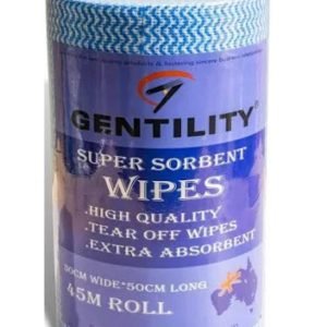 GENTILITY Super Absorbent Wipes 45m - Blue