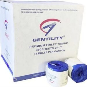 GENTILITY Premium Toilet Tissue 2Ply 48Rolls 400Sheet Per Box