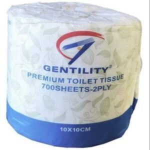 GENTILITY Premium Toilet Tissues Soft 700Sheet 2Ply 48Rolls Per Box