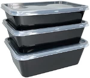 500ml Black Takeaway Container 500 Pcs Per Box