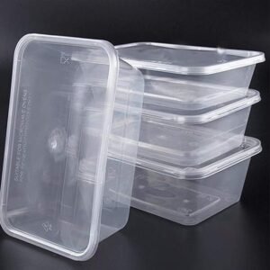 1000ml Takeaway Food Container - 500 Pcs Per Box