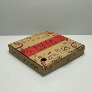 13" Pizza Box Brown - 50 Pcs Per Box