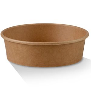 Salad Bowl Kraft Brown 32oz/1000ml - 300Pcs Per Box