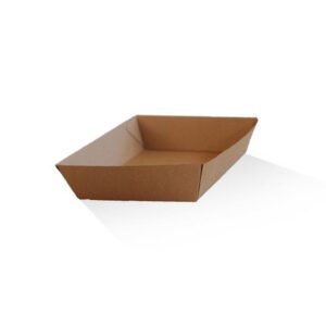 Medium Corrugated Kraft Brown Tray - 250Pcs per Box