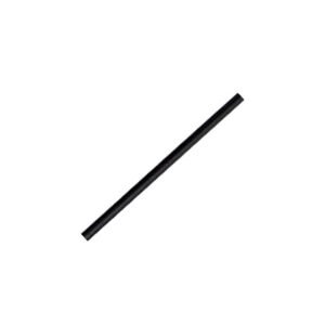 Paper Straw Cocktail Black/White Strip - 2500 Per Box