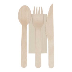 Cutlery Set 16cm Knife and Fork with Napkin - 400pcs