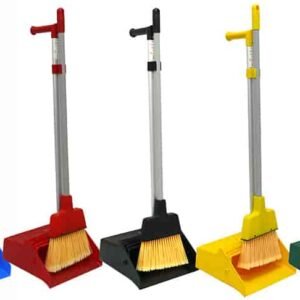 Lobby Dust Pan SET Red Per Pcs