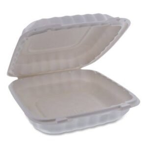 Compartment Dinner Re-usable Clamshell 150Pcs