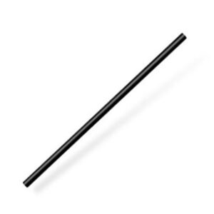 Jumbo Paper Straw Black 8mm - 2500 Pcs per box