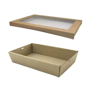 Brown Catering Tray Large 80mm 50 Pcs Per Box